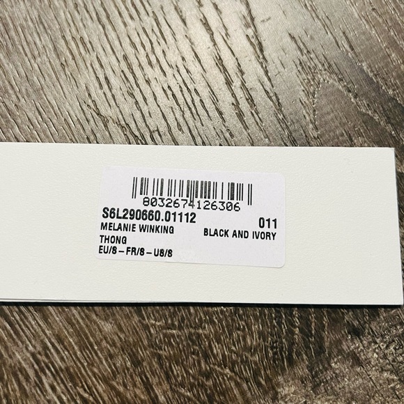 STELLA MCCARTNEY***Black Thong***Small $79 - Picture 5 of 5